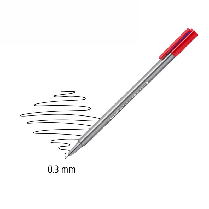 Staedtler 334 pc20 fiber pen 20 farve nåle pen hook line pen håndmalet penne taske sæt