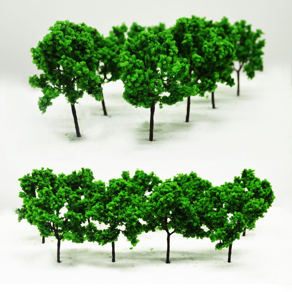 Diorama Miniature Trees Model Simulation Tree DIY Model Making Iron Wire Trees Railway Train Architecture Building Layout 20pcs