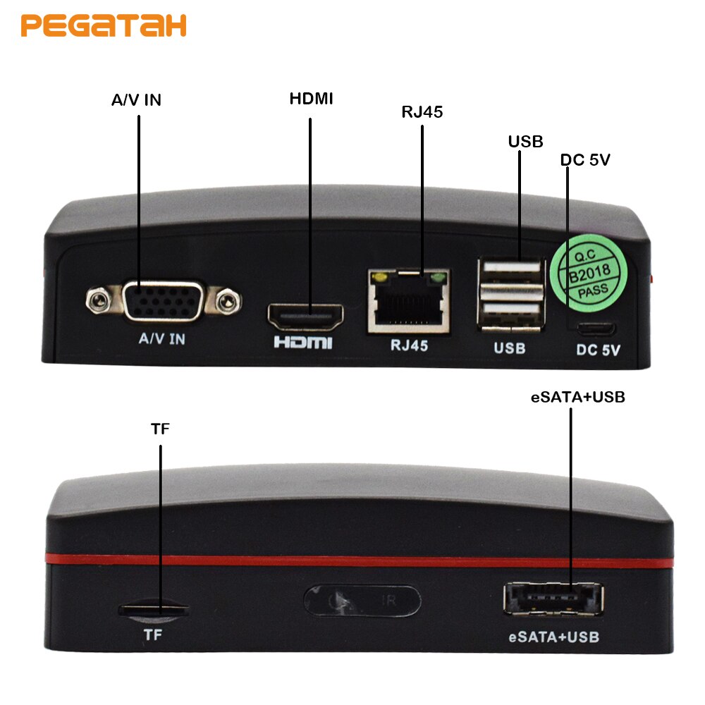 Mini enregistreur vidéo dvr hybride en temps réel, 4 canaux, AHD/CVI/TVI/analogique, pour Kit CCTV, VGA, HDMI, système de sécurité, 1080