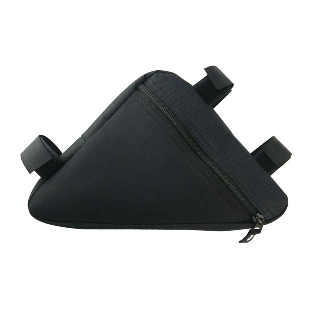Fiets Zakken Waterdichte Fiets Driehoek Tas Fietsen Voor Tube Frame Opbergtas Driehoek Pouch Frame Houder Fiets Packs: Black