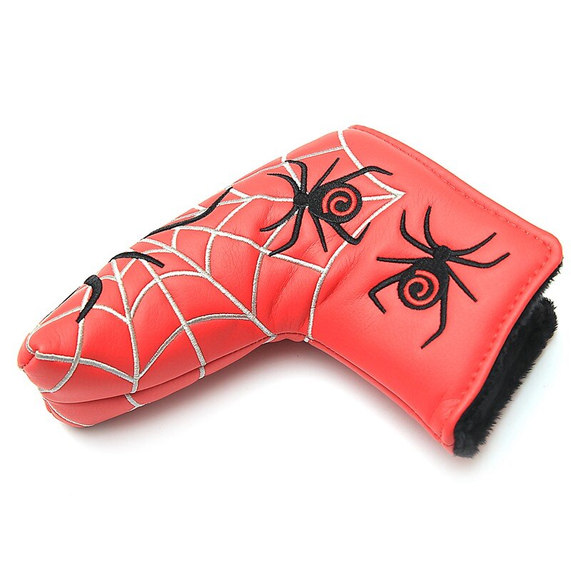 Spider Met Zilveren Web Putter Cover Headcover Voor Scotty Cameron Ping Odyssey Elke Blade Putter Hoofd Covers