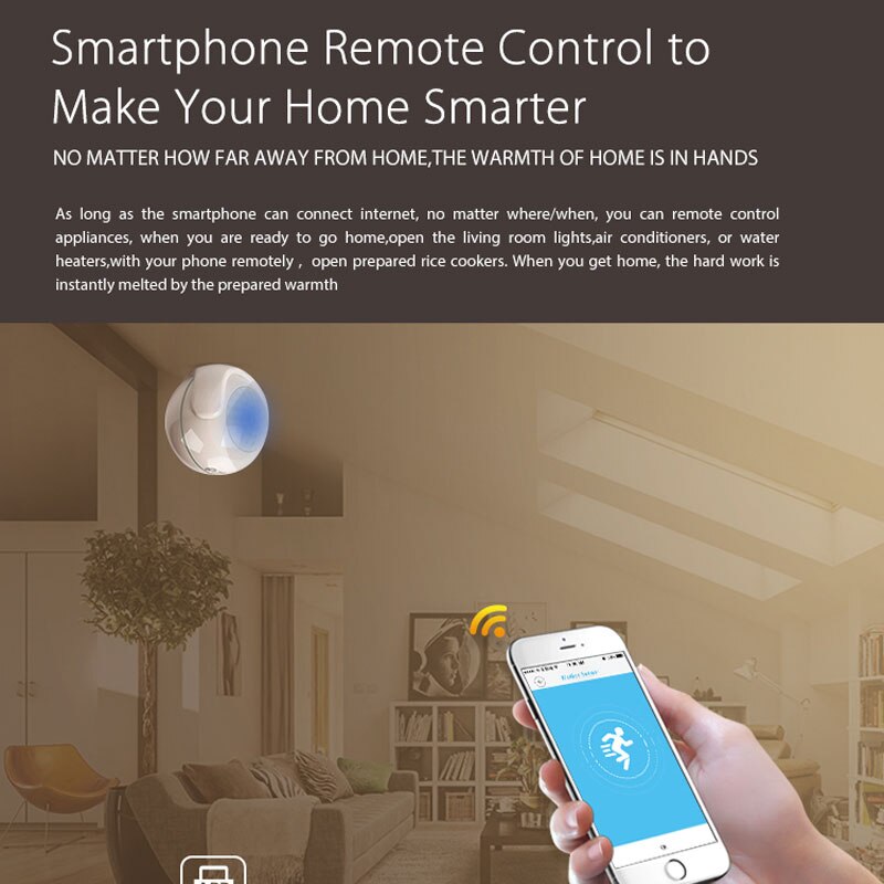 NEO CoolCam Smart Life Wireless WIFI PIR Motion Dectector Alarm Sensor App Notification Alerts