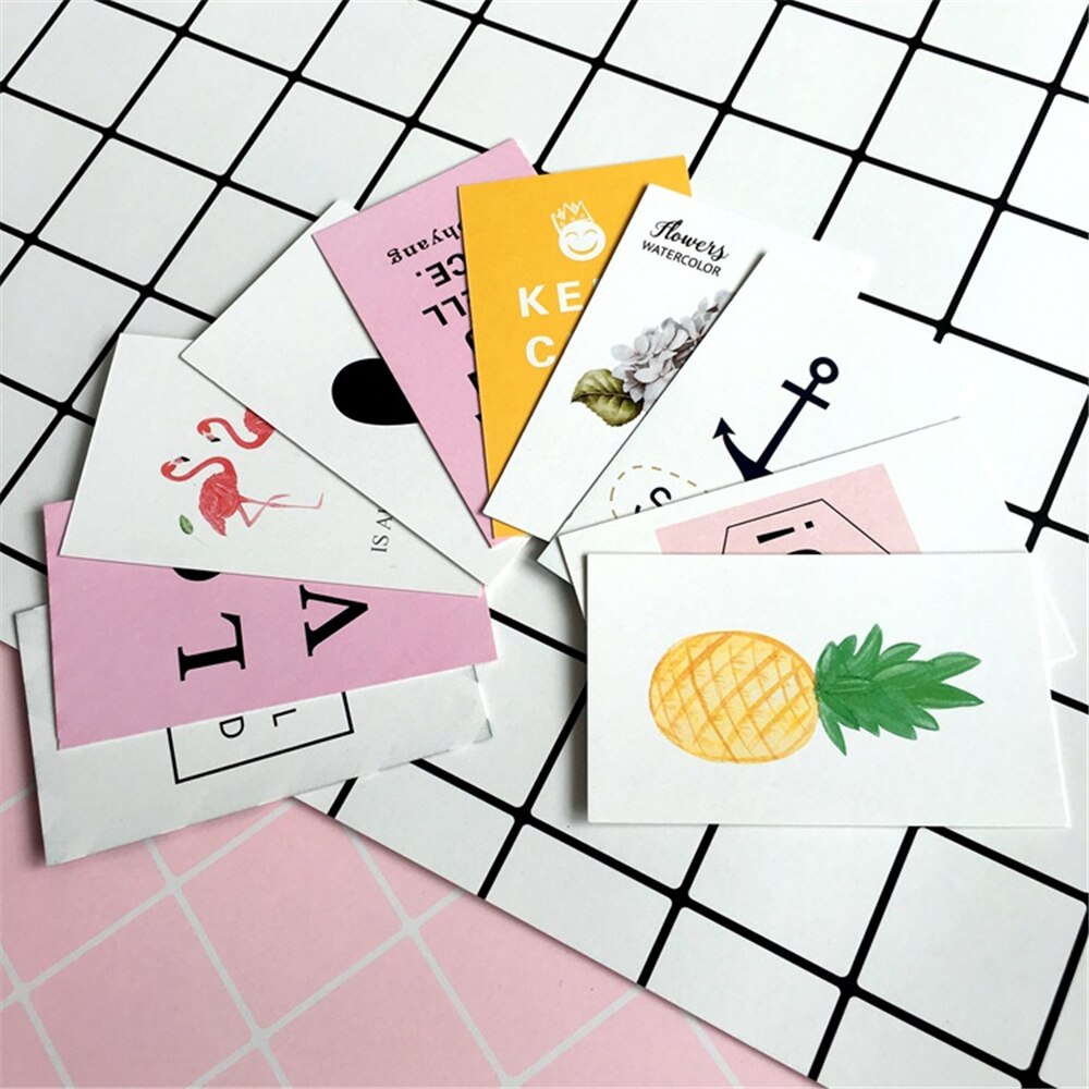 INS style small card Flamingo Card Photography photo props Background shooting ornaments card Business greeting card