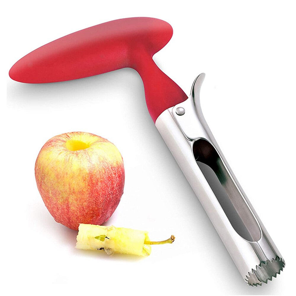 Apple Corer Rvs Peer Fruit Groente Gereedschap Core Seed Remover Cutter Zaaimachine Slicer Mes Keuken Gadgets Gereedschap