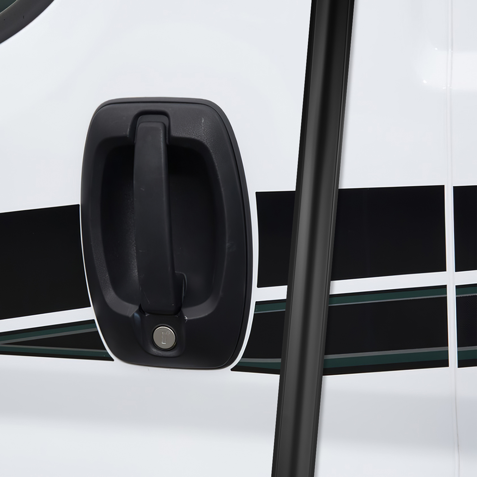 RV Trim Molding 50 Feet PVC Durable Screw Cover Camper Exterior Sealing Strip Weatherproof Automotive Trailer Insert