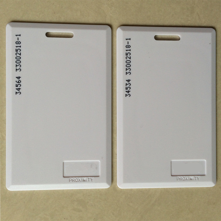 125Khz Prox Ii Clamshell Card Herschrijfbare Rfid Proximity Dik Card 10 Stuks Dikke Pure Witte Kaart