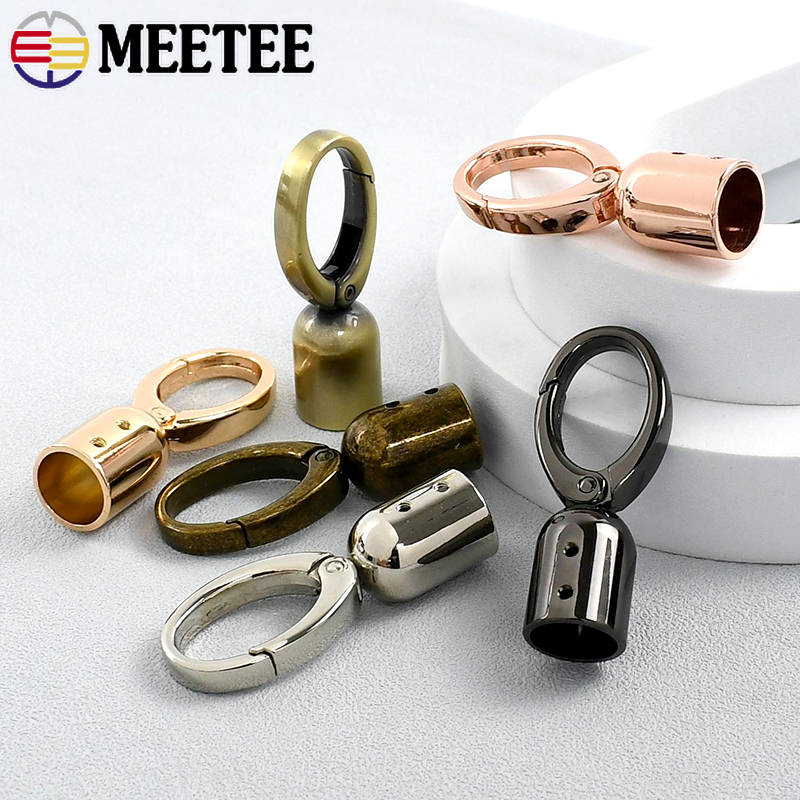 2/4/10 Stuks Metalen Clip Stopper Gesp Tas Riem Connector Decor Haak Handtas Keten Koord Hanger Lock sluiting DIY Hardware Accessoires