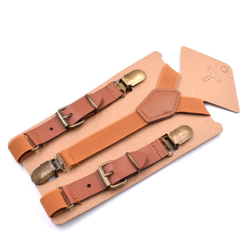 2Cm Breedte Jongens Meisjes Bretels Set Voor Baby Kids Broek Bretels 3 Clips Voor Kinderen Wedding Party