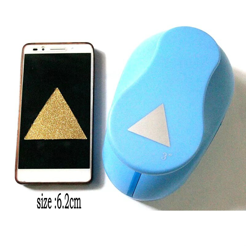 Poinçon en mousse en forme de triangle, 1.3 cm-6.2 cm: Ivoire