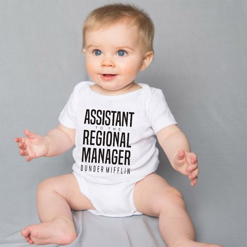 Newborn Baby Clothes Short Sleeve Girl Boy Clothing Funny Letters Cotton Toddler Baby Rompers Costumes White