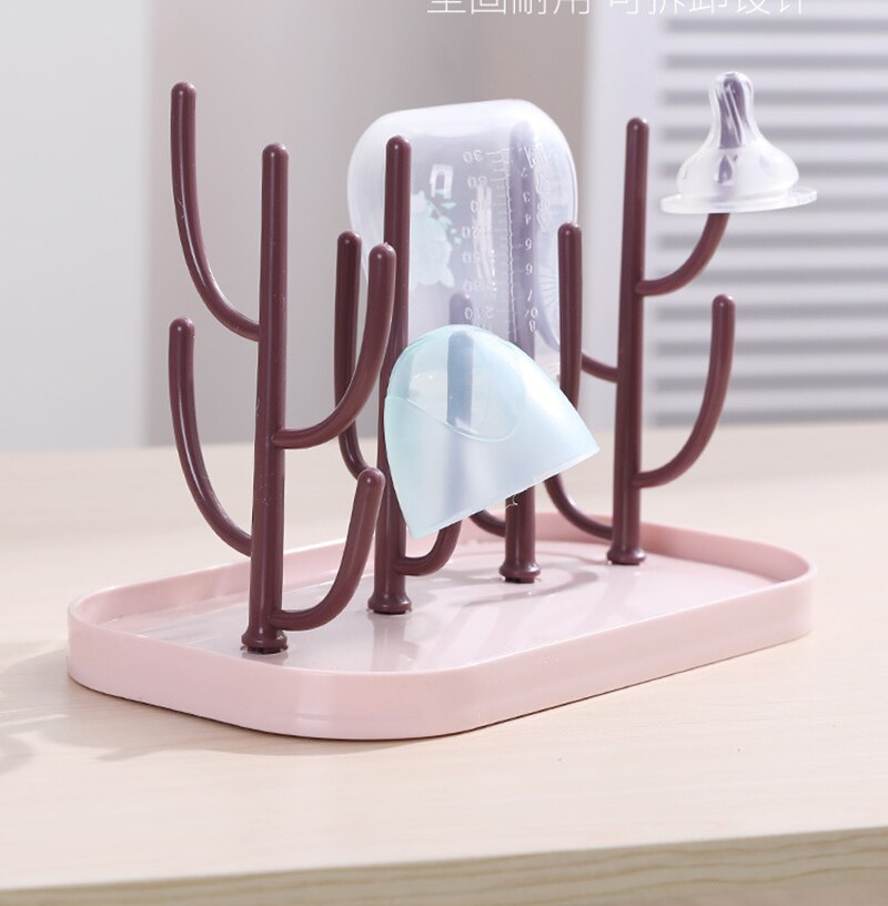 ZK45 Baby Flessen Afdruiprek Rack Baby Fles Droogrek Plank Afdruiprek Drogen Ondersteunt Houder