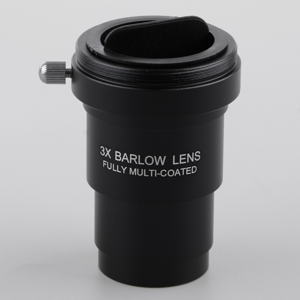 Teleskop okular barlow lins 3x förstoring 1.25 tum universal t-ring adapter för canon steiner yukon