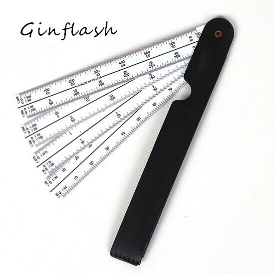 plastic straight plotting scale ruler measuring clothing grading ruler Engineering drawing for 20cm