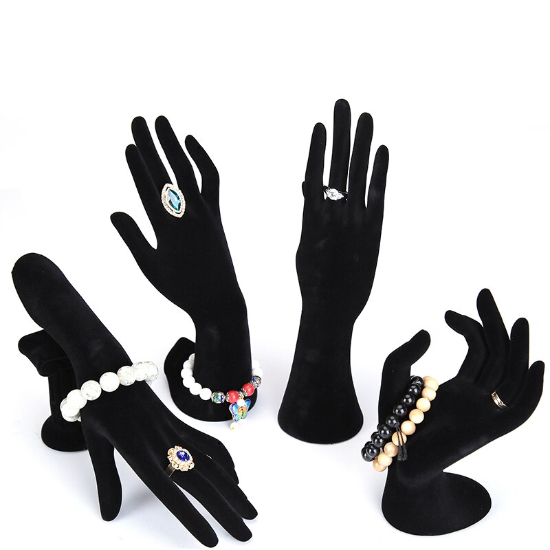 4 Styles Female Mannequin Hand Finger Jewelry Glove Ring Bracelet