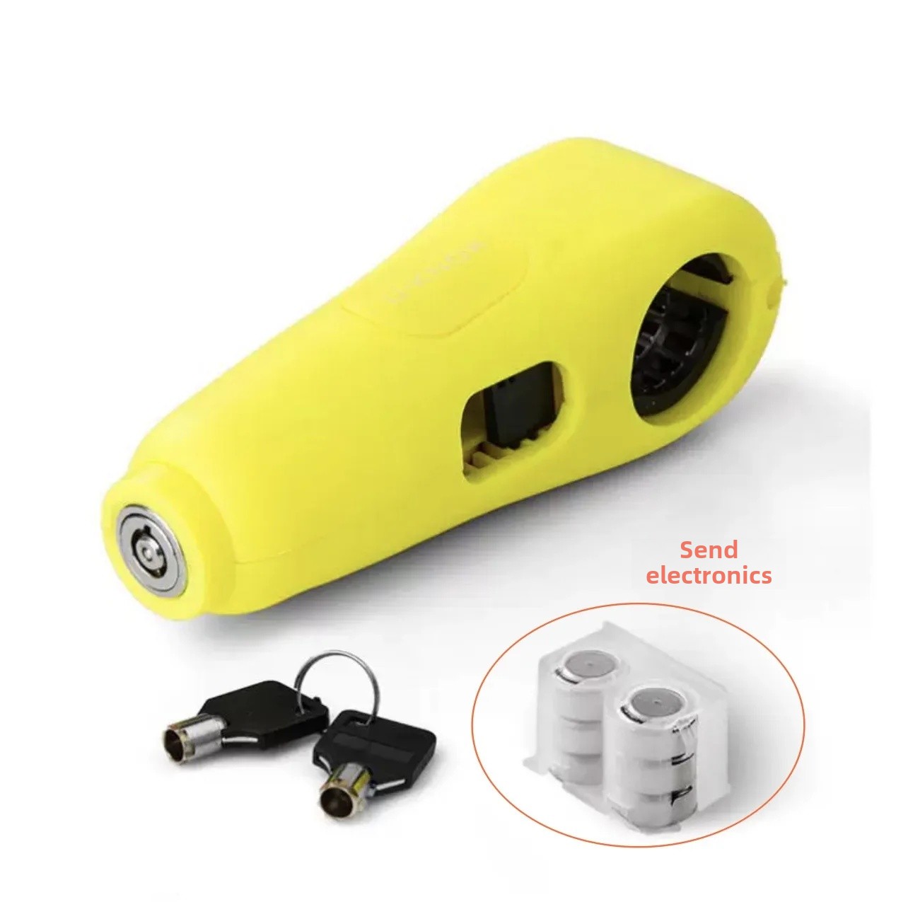 Anti-diefstal Handig autosleutelslot Elektrische fiets Motoroliepedaalslot Remslot Flesvormslot Auto-accessoires: 4