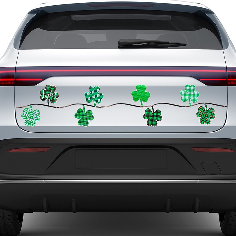 Garagedeur Decoratieve Sticker Met Magnetische Koelkast Reflecterende Decals Party Supply NIN668