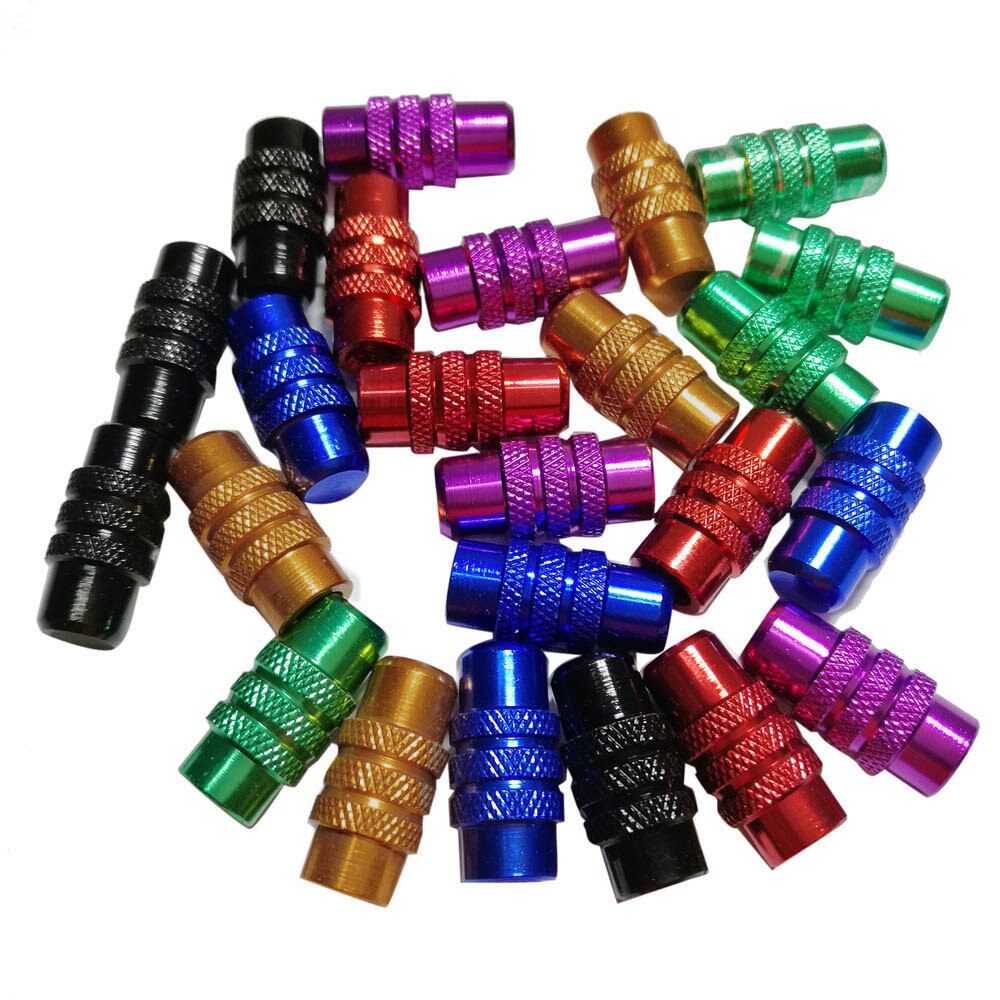 4 Stuks Auto Band Ventieldopjes Auto Wiel Banden Kleppen Tyre Stem Air Caps Bolt-In Aluminium Theftproof caps Auto Accessoires #30