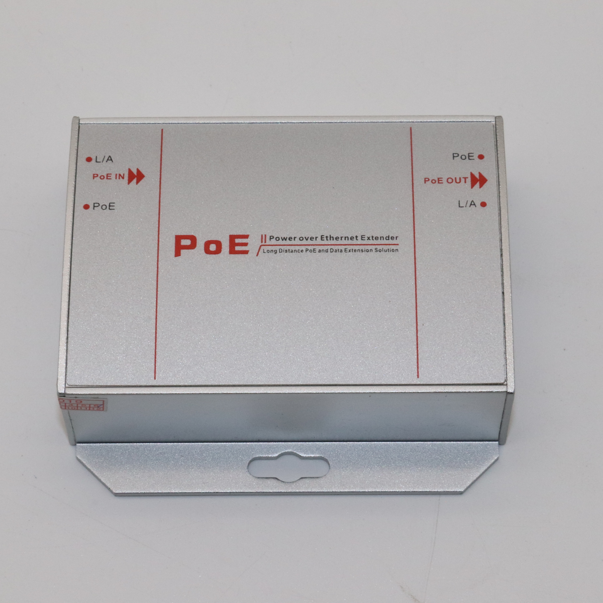 Extensor POE de 2 Portas 100Mbps com Transmissor Padrão IEEE 802.3af para Câmera IP NVR AP Sem Fio DIY 1*Entrada + 1*Saída 200m