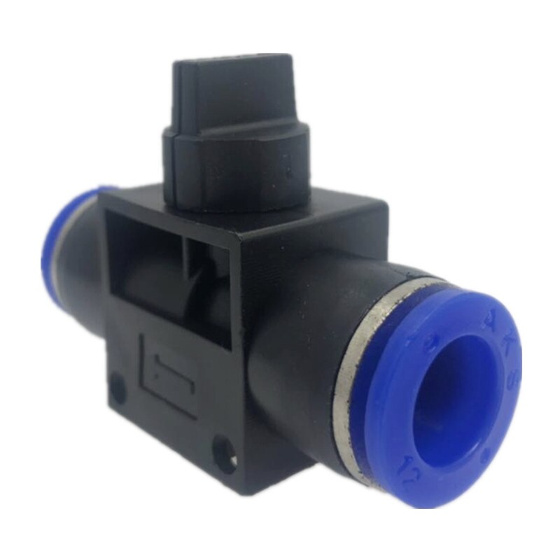 Verbetering Pneumatische Air 2 Way Quick Fittings Push Connector Buis Slang Plastic 4mm 6mm 8mm 10mm 12mm Pneumatische Onderdelen: 12mm