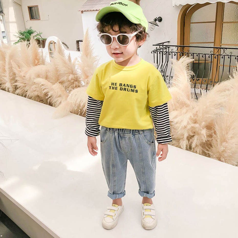 Jeans For Girl Patchwork Baby Girl Jeans Casual Style Children's Jeans For Girl Toddler Clothes For Girls 0 to 6 Year