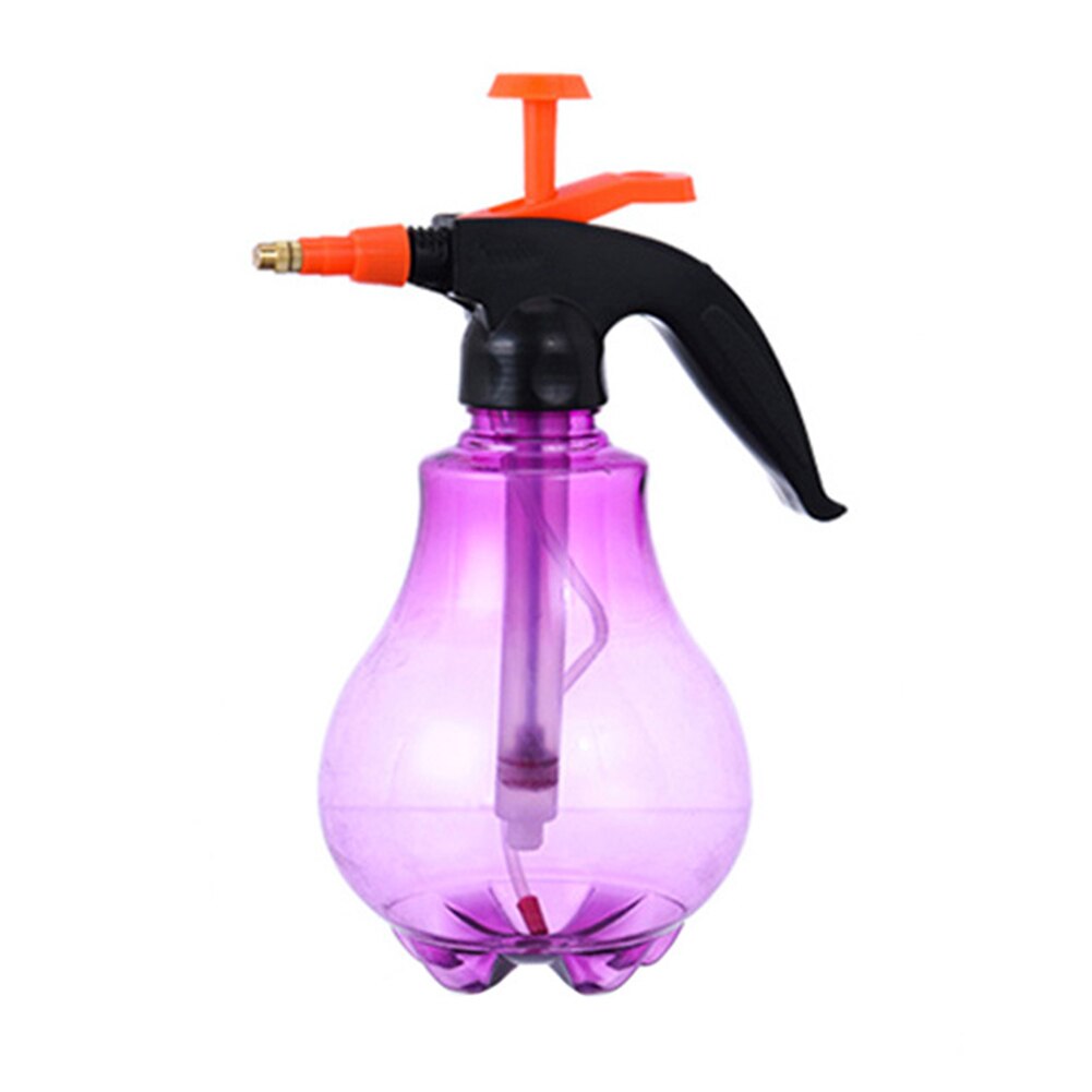 1.5L Adjustable Pressing Rod Garden Plant Flower Watering Can Moister Sprayer Garden Tools Garden Supplies лейка для цветов: Purple 