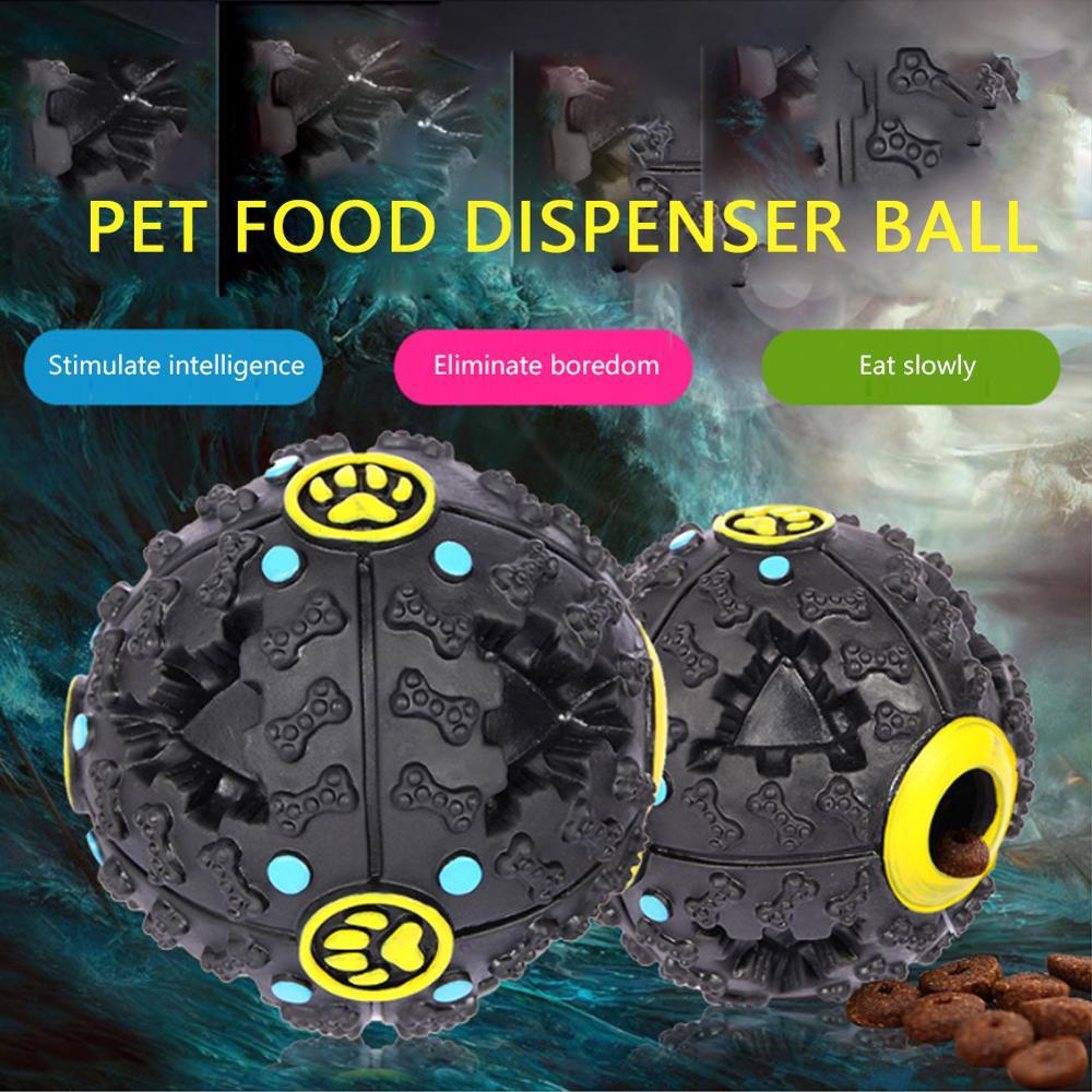 Soft Pet Dog Toys Funny Interactive Elasticity Ball Dog Chew Toy For Dog Tooth Clean Ball Of Food Pet Accessories