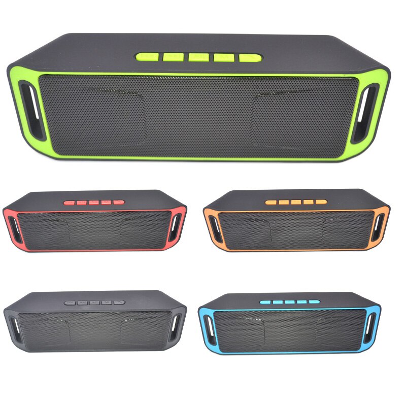 Multifunctional Portable Durable Wireless Bluetooth 4.0 Speaker TF USB FM Radio Dual Bass Sound Loudspeaker Accessories