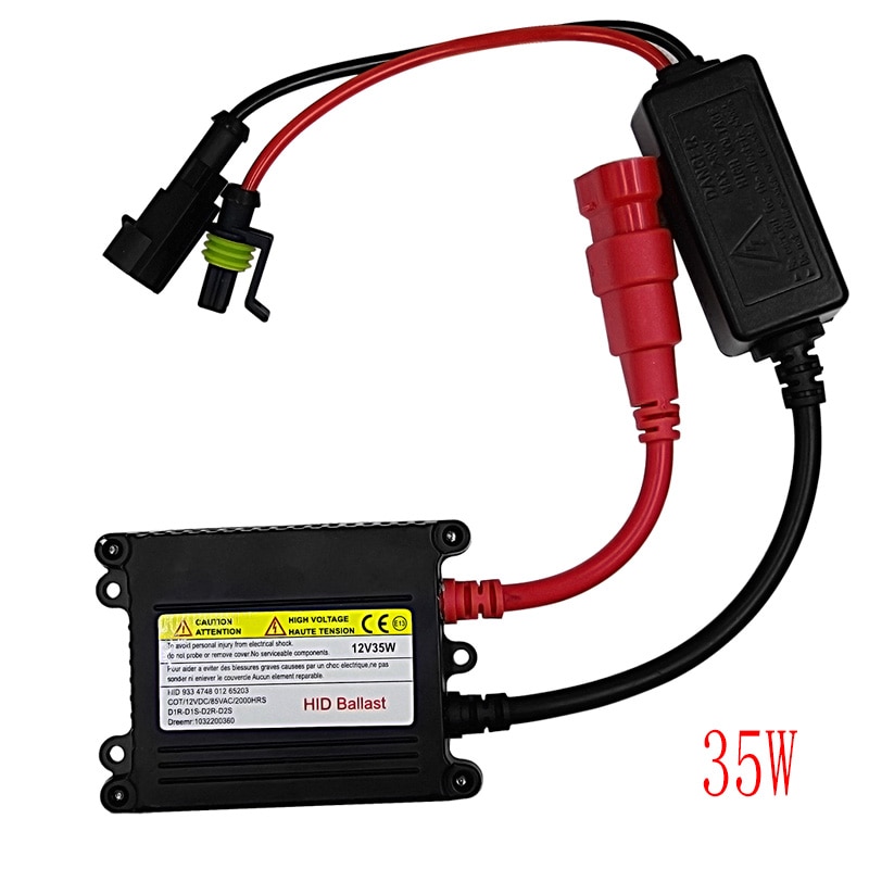 Ballast de xénon Slim 12V cc 35W | Remplacement universel pour H1 H7 H11 9005 9006 H4