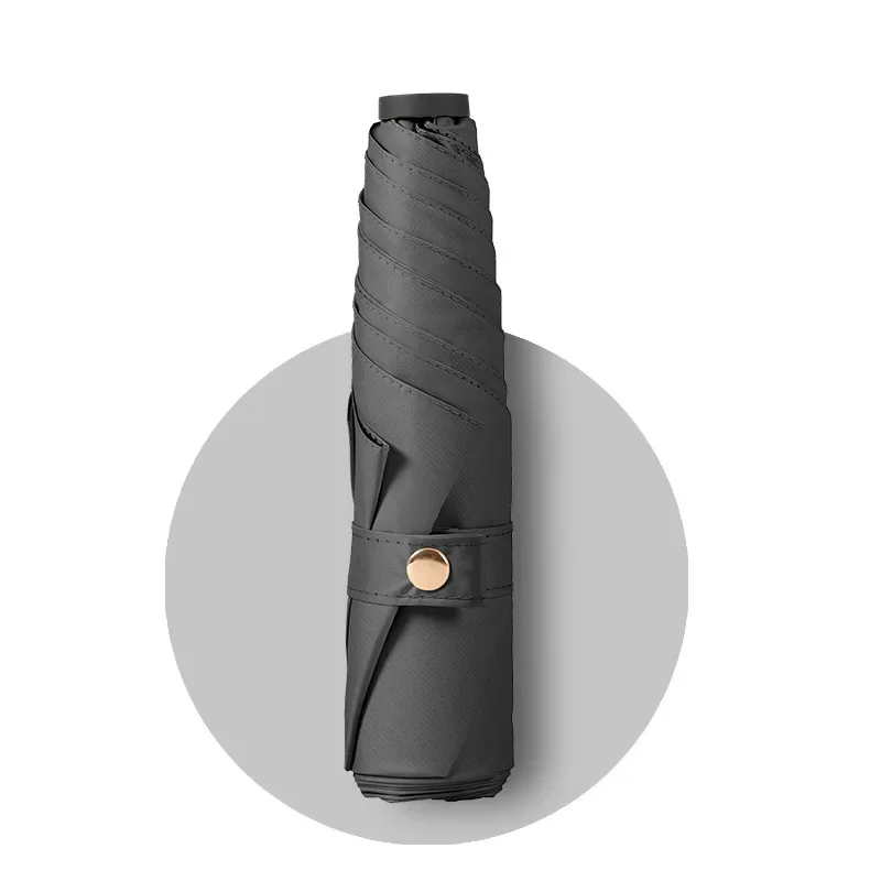 Guarda-chuva dobrável de fibra de carbono anti uv chuva guarda-sol elegante portátil à prova de vento lâmpada guarda-sol feminino e masculino: Laranja