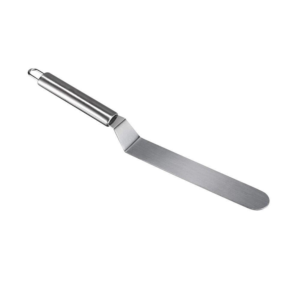 Stainless Steel Cake Spatula Metal Handle with Hole Cake Decorating Spatula Baking Tool 10": 8 inches
