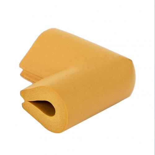 A forma di U tavolo scrivania Angolo Morbido Della Copertura Della Protezione di Sicurezza Del bambino Mobili guardia Bordo di Cura Del bambino di Sicurezza anti-collisione angolo per Interni: marrone