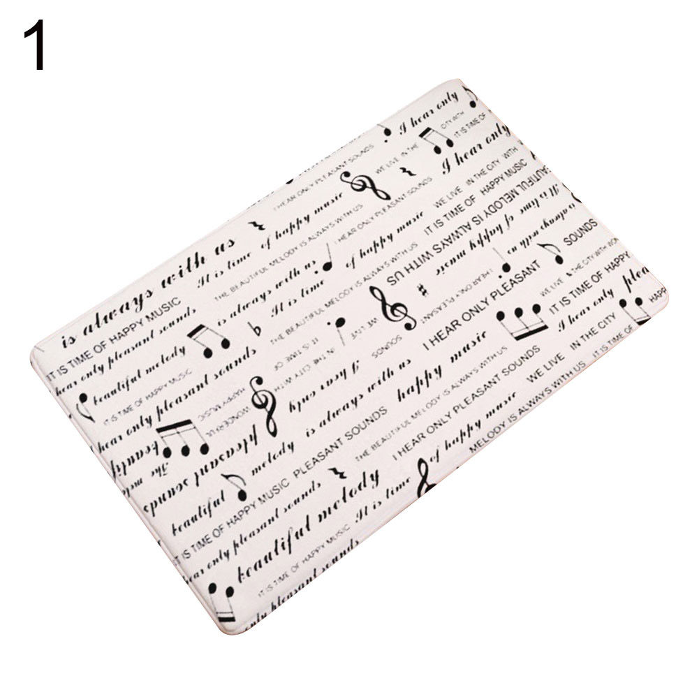 Tastiera di pianoforte Nota Porta del Corridoio Zerbino Ingresso Pavimento Tappetini non-scontrino Da Bagno Moquette del Pavimento Zerbino Complementi Arredo Casa di Natale Tastiera di pianoforte: 1