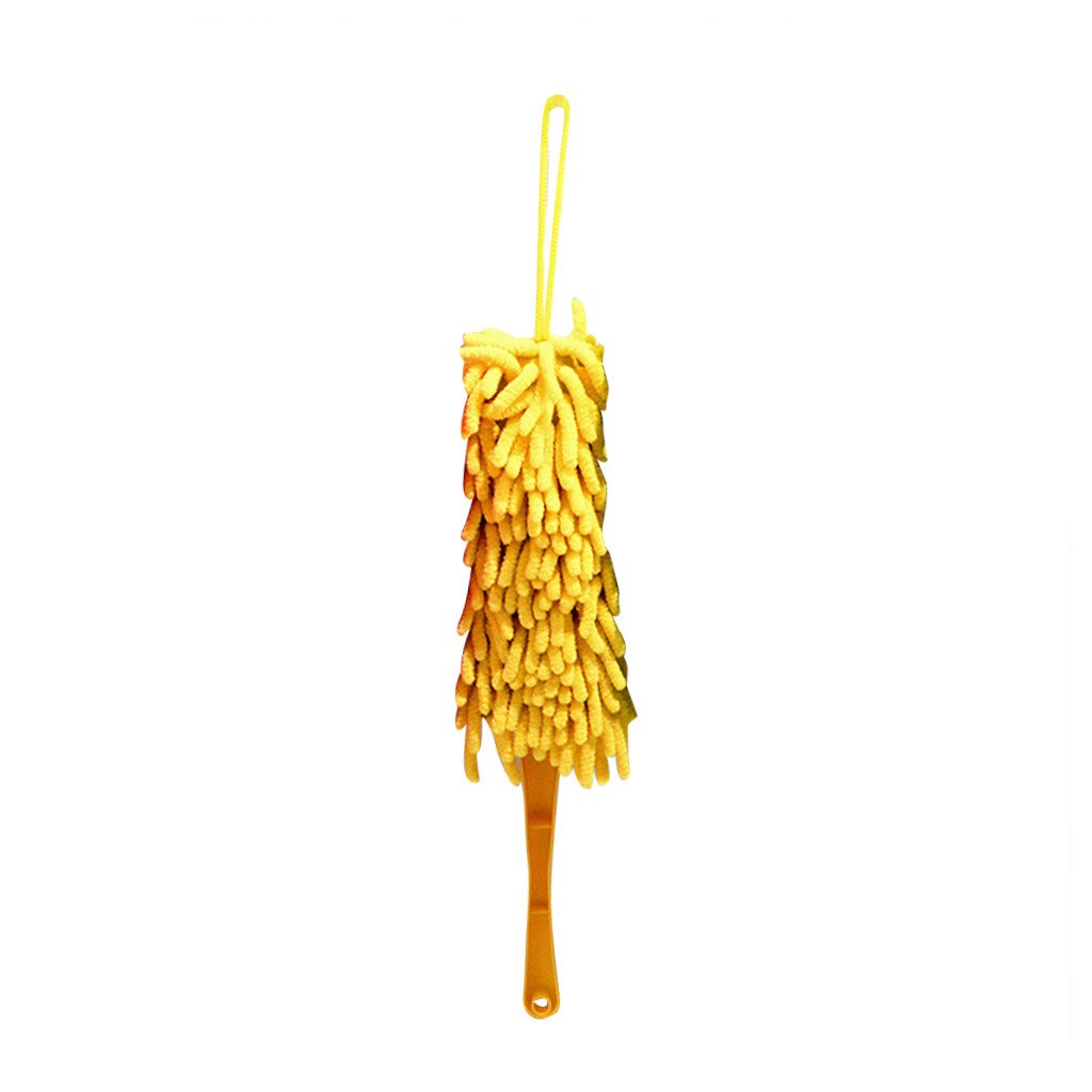 30# Cartoon Duster Dust Cleaner Home Computer Cleaning Brush Cartoon Animal Chenille Duster Clear Tools: Yellow 