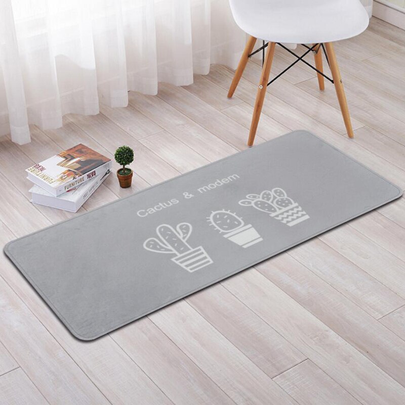 Tapis de cuisine moderne antidérapant imprimé de Cactus | Tapis antidérapant de salle de bains, salon, balcon, moins cher, paillasson de bain, tapis de chambre à coucher