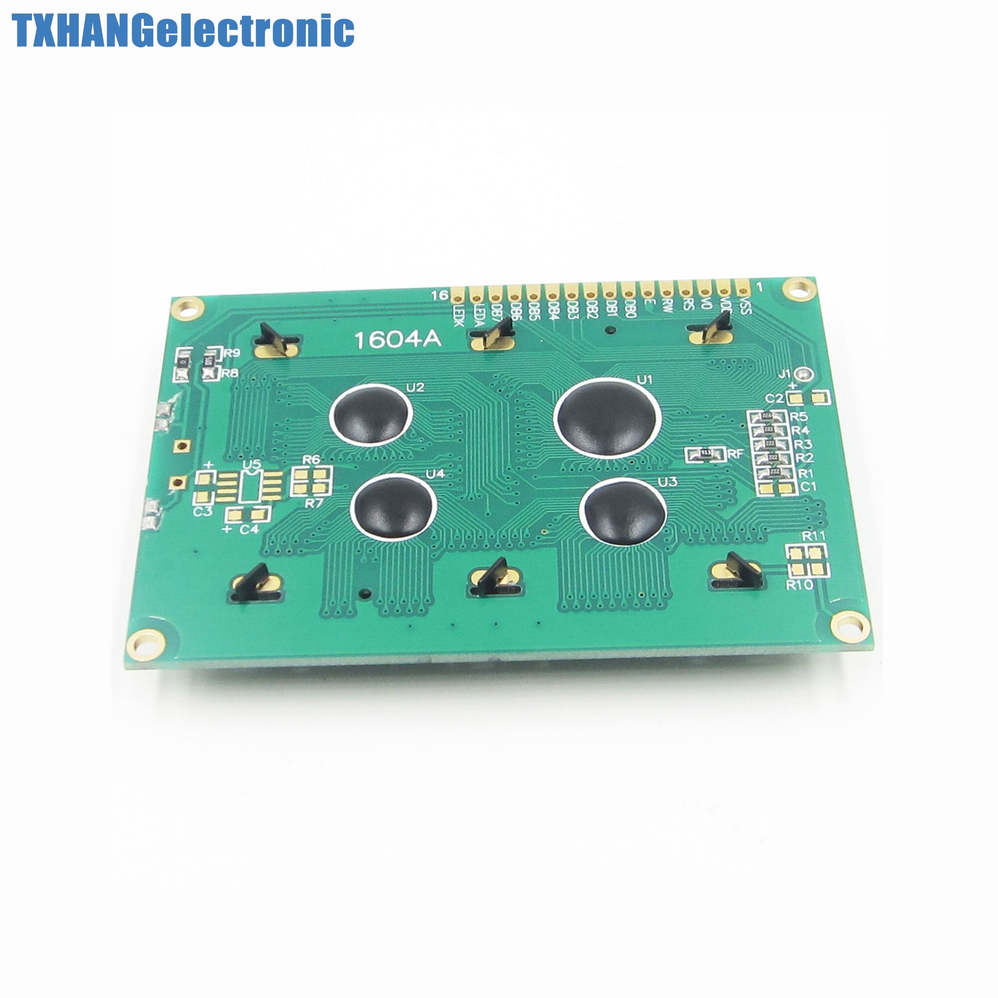 1 LCD1604 16X4 Karakter Lcd Display Module Lcm Geel Zwart Licht 5V Elektronische Component Accessoires Diy
