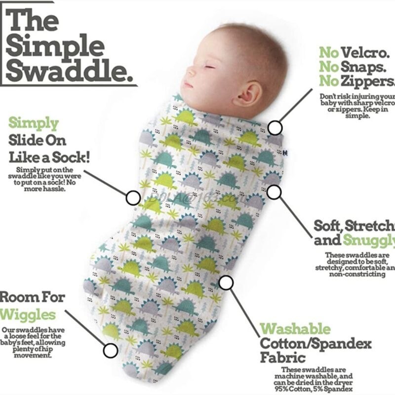 -né bébé Swaddle sac de couchage coton impression sac de couchage enfant en bas âge infantile doux serviette d'emballage couverture