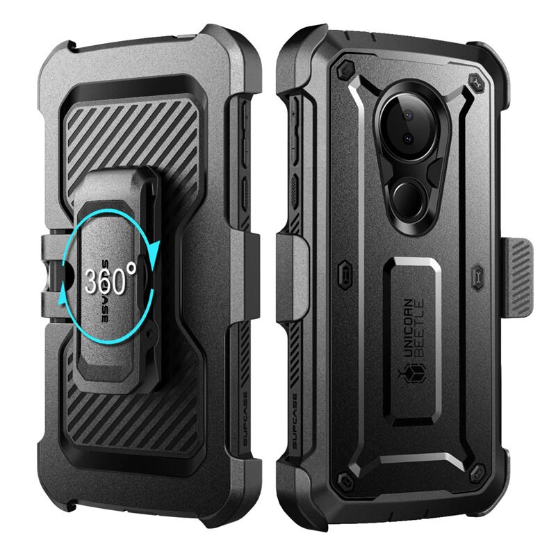 Fall Pro Moto G6abspielen SUPCASE UB Profi voll-Karosserie robust Halfter Startseite mit gebaut-in Bildschirm Schutz Pro Moto G6 abspielen Fall