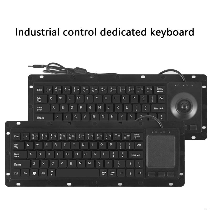 1pc industrielle usb-berøringsbrett-tastaturer med berøringsplater og høy holdbarhet til medisinske systemer og sikkerhetssystemer