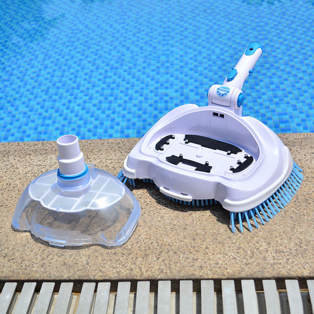 Swimming Pool Vacuum Head Brush Cleaner Transparent Manual Floating Objects Suction Machine Cleaning And Maintenance Tools