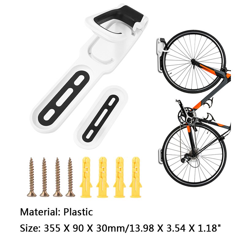 Bike Wall Hook Holder Practical MTB Mountain Bicycle Wall Mounted Storage Rack Bracket Showing Stand Hanger Cycling Supplies: Type A Black