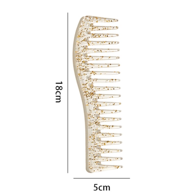 Hairdressing Wide Tooth Hair Combs Scalp Massage Hair Brush Salon Tool 97BD