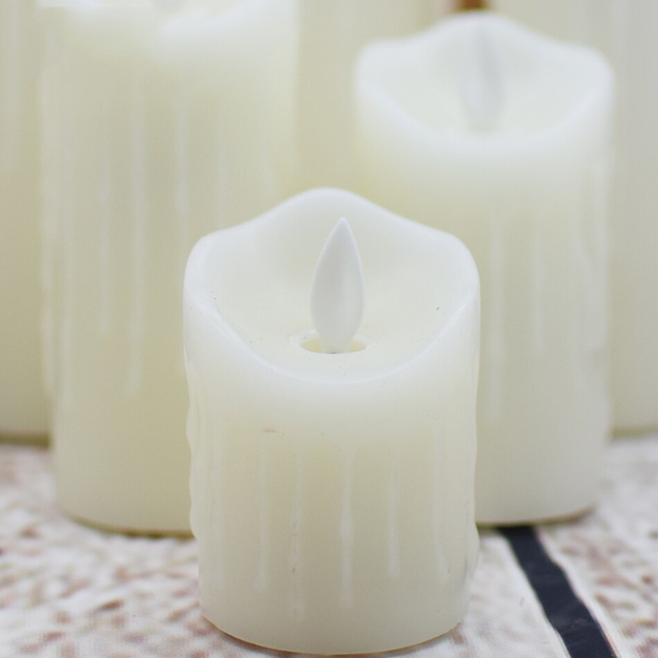 Tear dripping dancing flame led wax candle light,christmas candles supplies,wedding event decorative,Halloween candles props