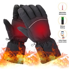 Winter Warmer Elektrische Verwarmde Handschoenen Usb Hand Fietsen Skiën Snowboard Handschoenen Thermische Oplaadbare Batterij Verwarming Ski Handschoenen