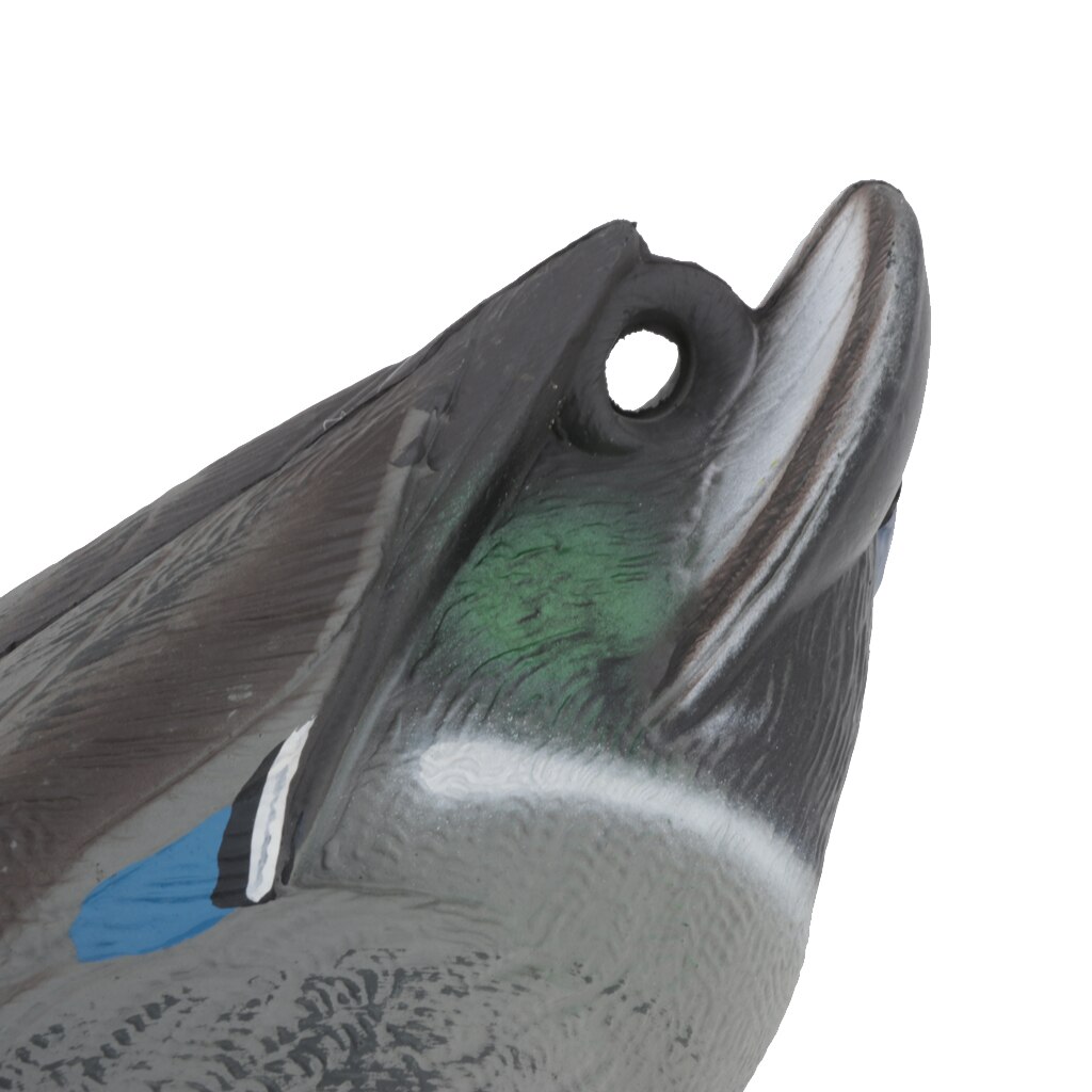Duck Decoy, Lifelike Drake, Garden Yard Scarer, Lawn Ornaments, Floating Decoy, Hollow Body, Lightweight, Can be used anywhere