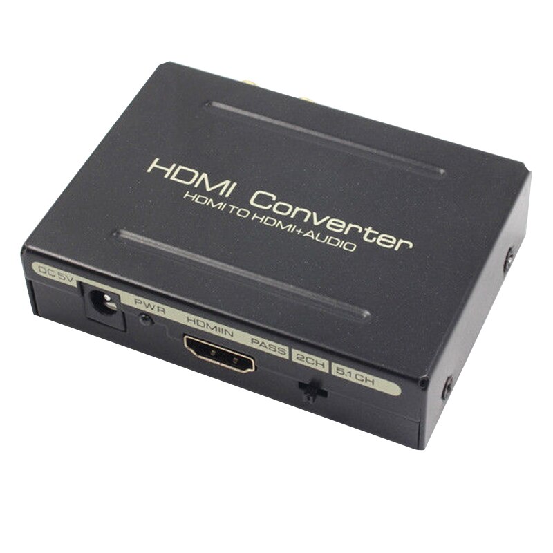 HDMI Audio Extractor Splitter to SPDIF Optical RCA Stereo L/R Analog Converter