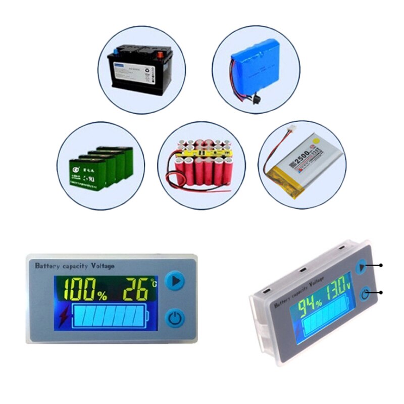 Electric Vehicle Battery Indicator Temperature Low Pressure Alarm