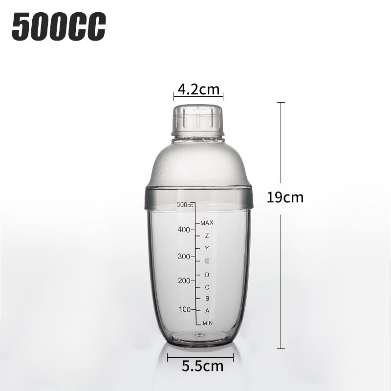 Coctelera de plástico para el hogar, mezclador de bebidas y vino, utensilios de Bar, mezclador de bebidas de cocina, 300ml/500ml/700ml/1000ml: 500ml