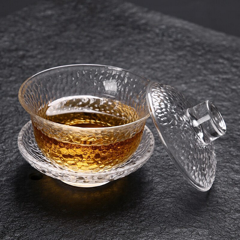 ZEALMAX Set of 4 Tea Cups, Classic Chinese Style Sake Cups Ceramic Wine