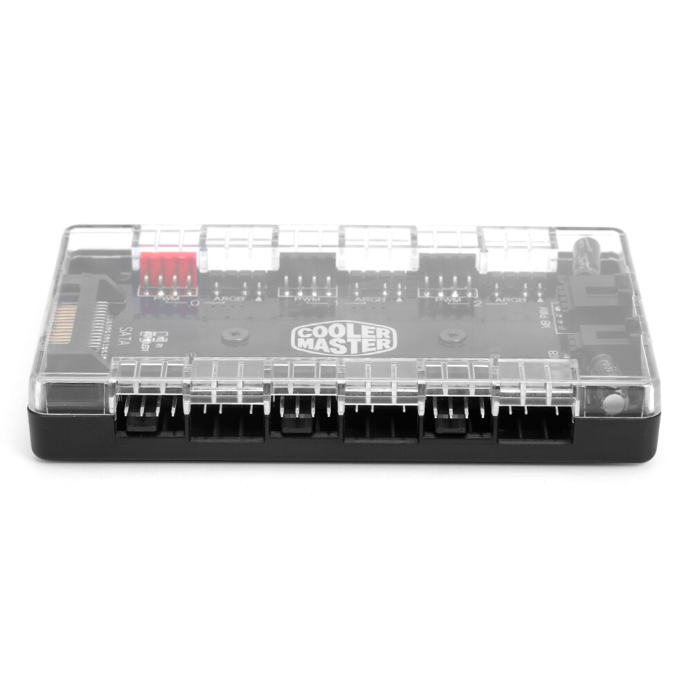 4Pin PWM 3Pin Addressable RGB Adapter 1 to 6 PWM ARGB Fan HUB Conveninently Simple Installation for Desktop PC