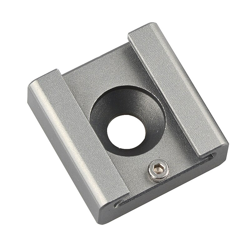 Cold Shoe For Dslr Rig Flash Light Microphone Blackic Cinema Camera